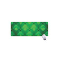 Green Playing Card Suits Pattern Print Extended Mouse Pad