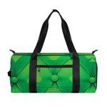 Green Playing Card Suits Pattern Print Gym Bag