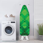 Green Playing Card Suits Pattern Print Ironing Board Cover
