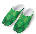Green Playing Card Suits Pattern Print Mesh Casual Shoes