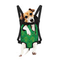Green Playing Card Suits Pattern Print Pet Carrier Backpack