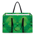 Green Playing Card Suits Pattern Print Utility Tote Bag