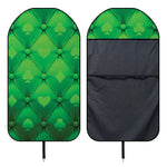 Green Playing Card Suits Pattern Print Waterproof Car Seat Cover