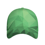 Green Polygonal Geometric Print Baseball Cap