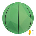 Green Polygonal Geometric Print Basketball