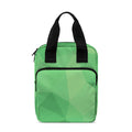 Green Polygonal Geometric Print Bible Tote Bag