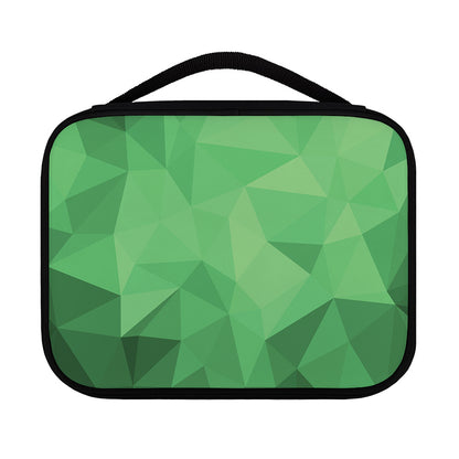 Green Polygonal Geometric Print Classic Bible Case