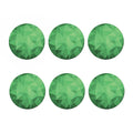 Green Polygonal Geometric Print Coaster Set