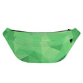 Green Polygonal Geometric Print Fanny Pack