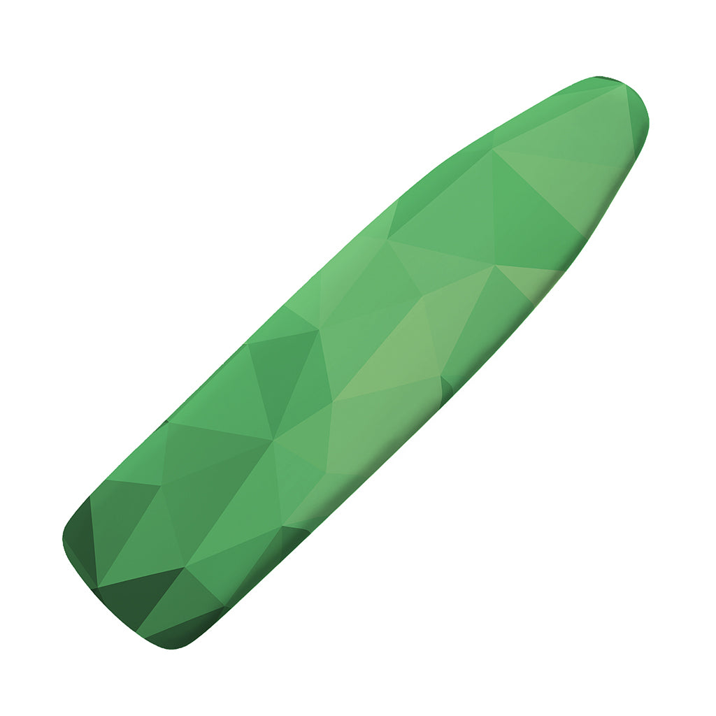 Green Polygonal Geometric Print Ironing Board Cover