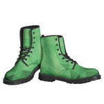 Green Polygonal Geometric Print Backpack