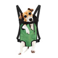 Green Polygonal Geometric Print Pet Carrier Backpack