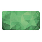 Green Polygonal Geometric Print Towel