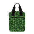 Green Pot Leaf Pattern Print Bible Tote Bag