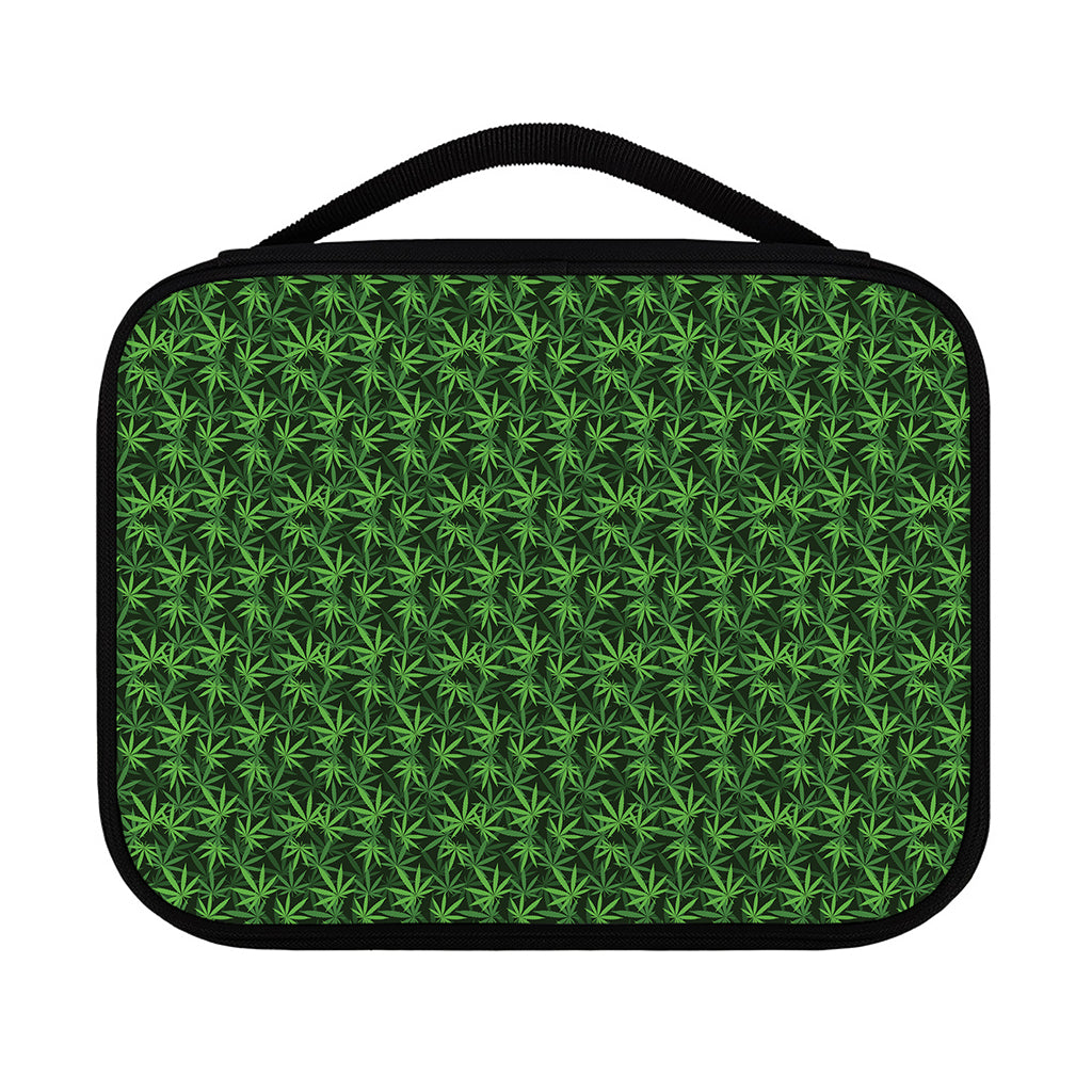 Green Pot Leaf Pattern Print Classic Bible Case