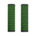 Green Pot Leaf Pattern Print Handle Covers