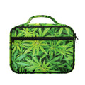 Green Pot Leaf Print Briefcase Bible Bag