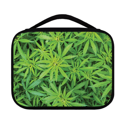 Green Pot Leaf Print Classic Bible Case