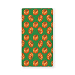 Green Pumpkin Pattern Print Baby Crib Sheet