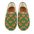 Green Pumpkin Pattern Print Casual Shoes
