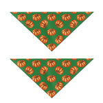 Green Pumpkin Pattern Print Dog Bandana