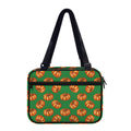 Green Pumpkin Pattern Print Double Strap Bible Bag