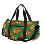 Green Pumpkin Pattern Print Gym Bag