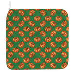 Green Pumpkin Pattern Print Hand Towel