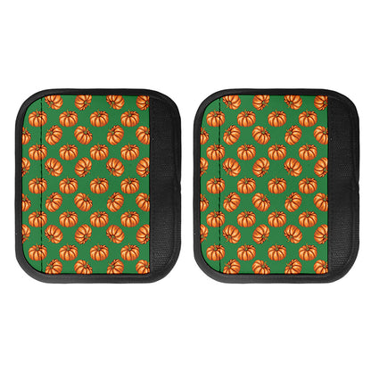 Green Pumpkin Pattern Print Handle Covers