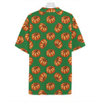 Green Pumpkin Pattern Print Hawaiian Shirt