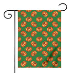 Green Pumpkin Pattern Print House Flag