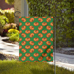 Green Pumpkin Pattern Print House Flag