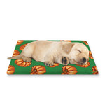 Green Pumpkin Pattern Print Pet Cooling Mat Cover
