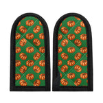 Green Pumpkin Pattern Print Skillet Handle Cover