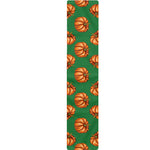 Green Pumpkin Pattern Print Table Runner