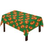 Green Pumpkin Pattern Print Tablecloth