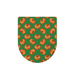 Green Pumpkin Pattern Print Toilet Lid Cover