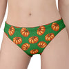 Green Pumpkin Pattern Print Women's Panties