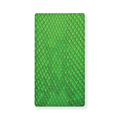 Green Python Snakeskin Print Baby Crib Sheet