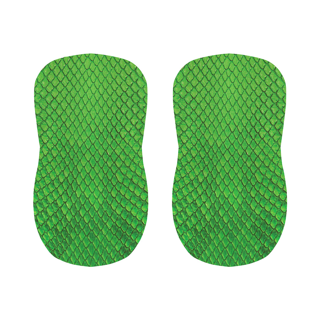Green Python Snakeskin Print Bar Stool Covers