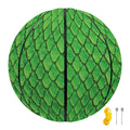 Green Python Snakeskin Print Basketball