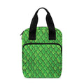 Green Python Snakeskin Print Bible Tote Bag