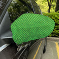 Green Python Snakeskin Print Car Side Mirror Covers