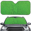 Green Python Snakeskin Print Car Windshield Sun Shade