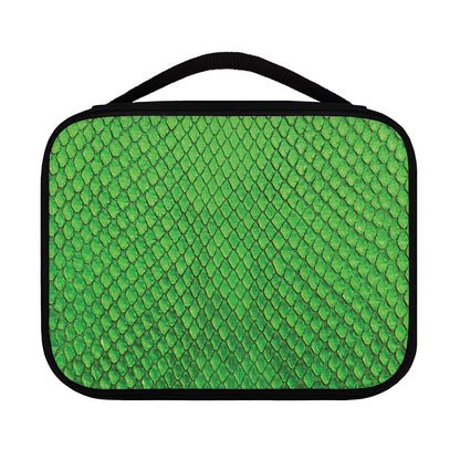Green Python Snakeskin Print Classic Bible Case