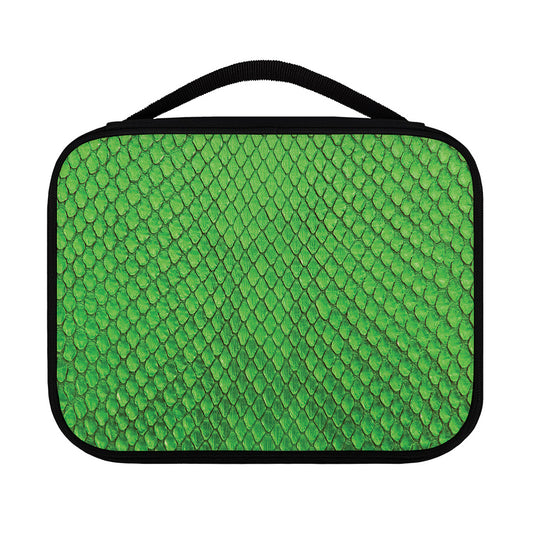 Green Python Snakeskin Print Classic Bible Case