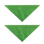 Green Python Snakeskin Print Dog Bandana