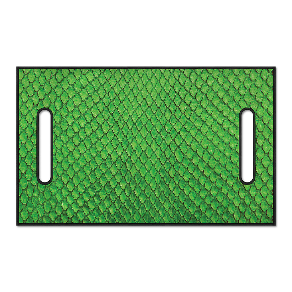 Green Python Snakeskin Print Golf Cart Seat Cover
