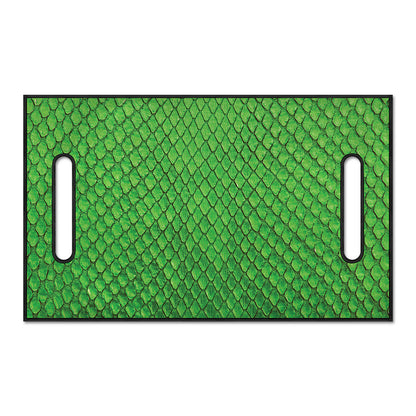 Green Python Snakeskin Print Golf Cart Seat Cover