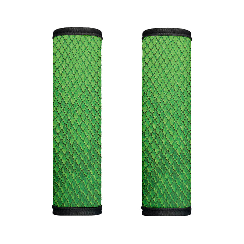Green Python Snakeskin Print Handle Covers
